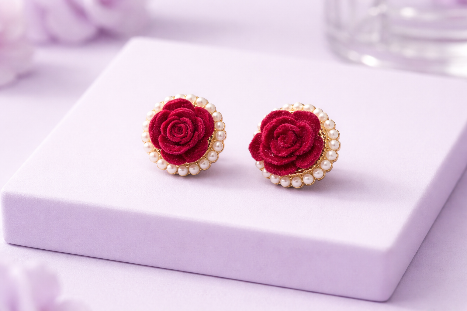 Red Rose Stud