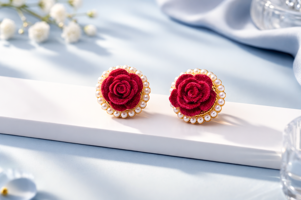 Red Rose Stud